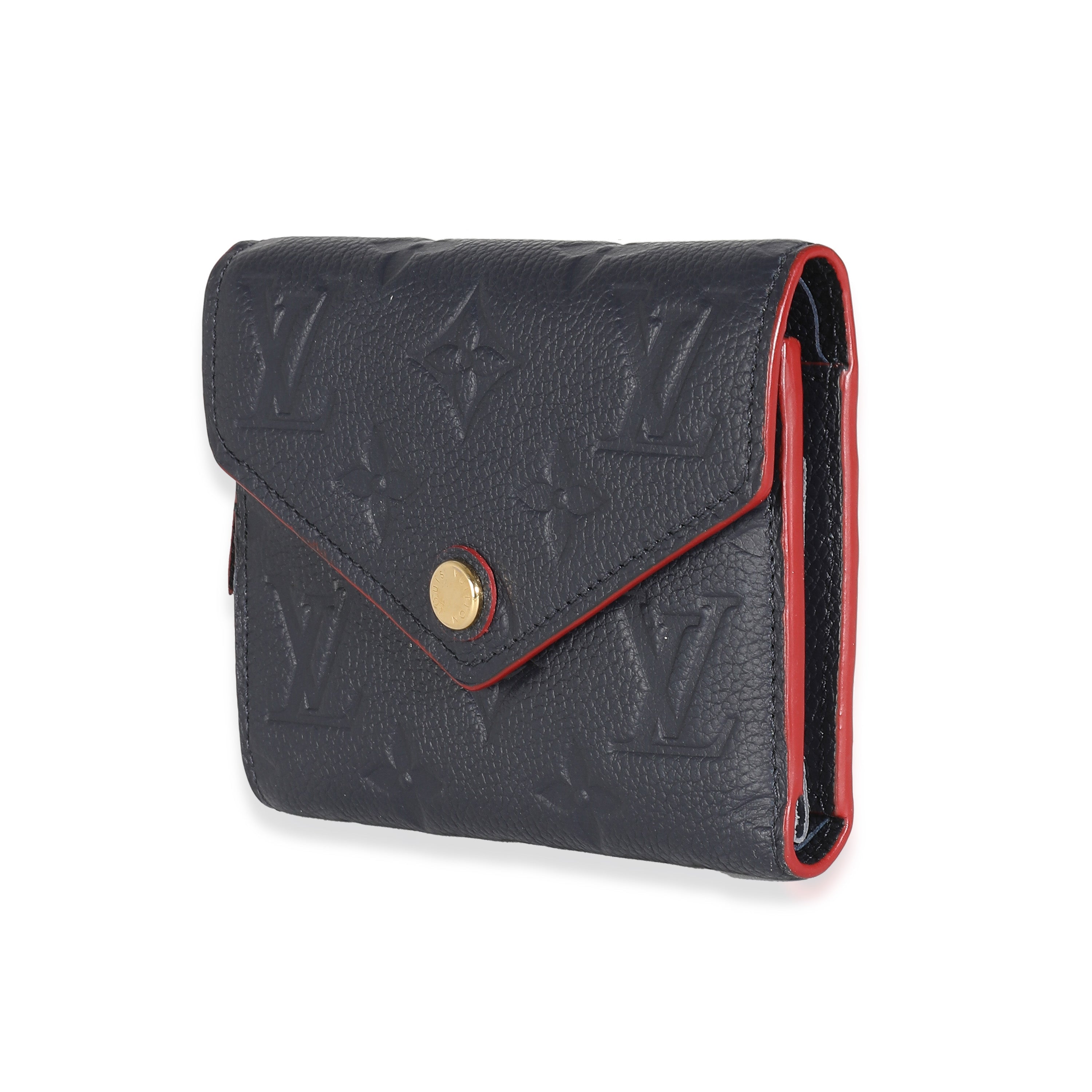 Louis Vuitton Louis Vuitton Marine Rouge Monogram Empreinte Victorine Wallet