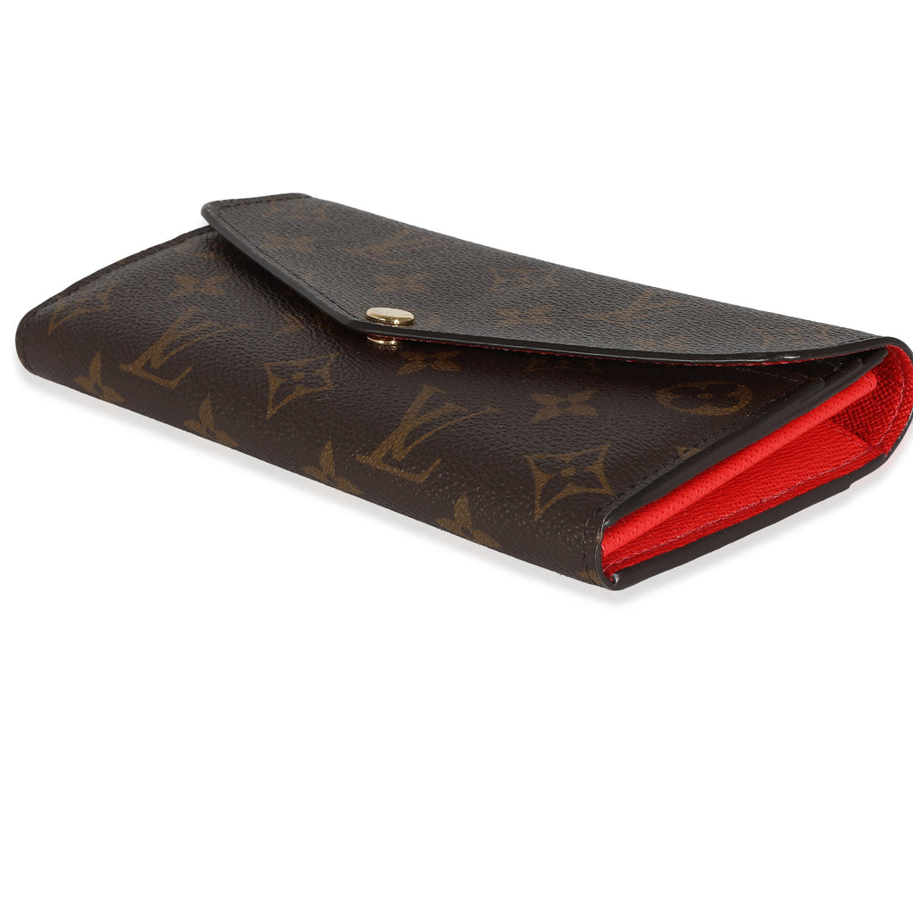Louis Vuitton Louis Vuitton Poppy Monogram Canvas Sarah Wallet