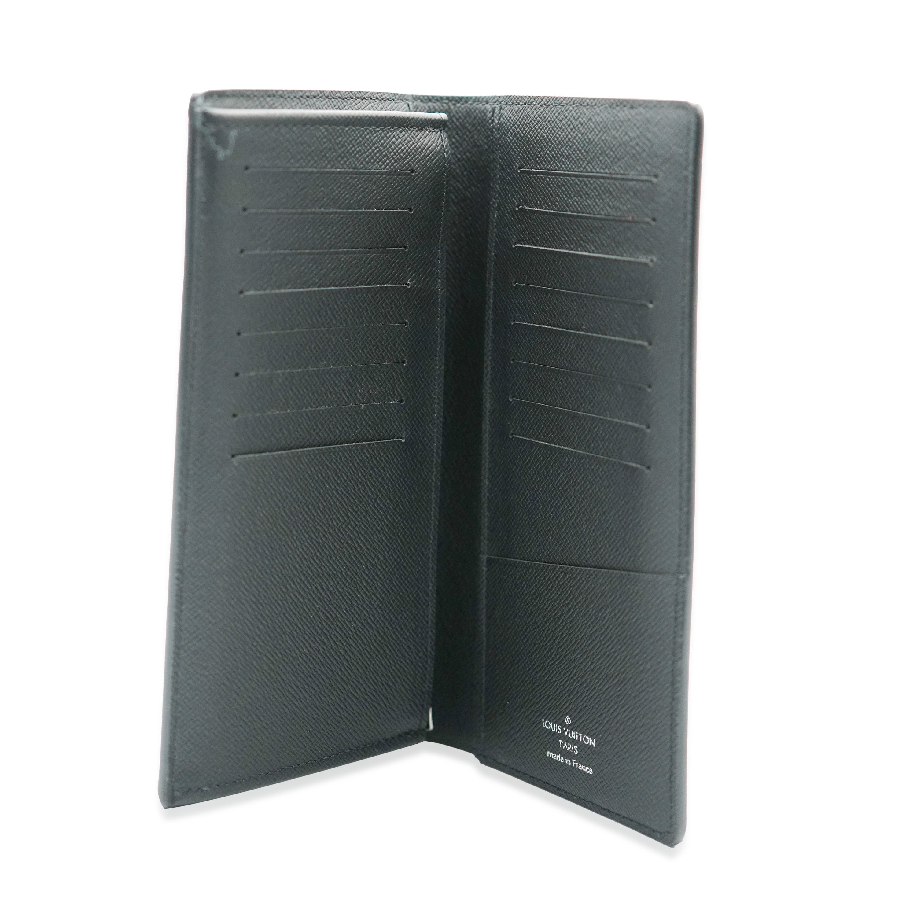 Louis Vuitton Monogram Eclipse Canvas Brazza Wallet