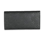 Louis Vuitton Louis Vuitton Black Monogram Empreinte Emilie Wallet