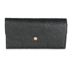 Louis Vuitton Louis Vuitton Black Monogram Empreinte Emilie Wallet
