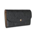 Louis Vuitton Louis Vuitton Black Monogram Empreinte Emilie Wallet