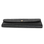 Louis Vuitton Louis Vuitton Black Monogram Empreinte Emilie Wallet