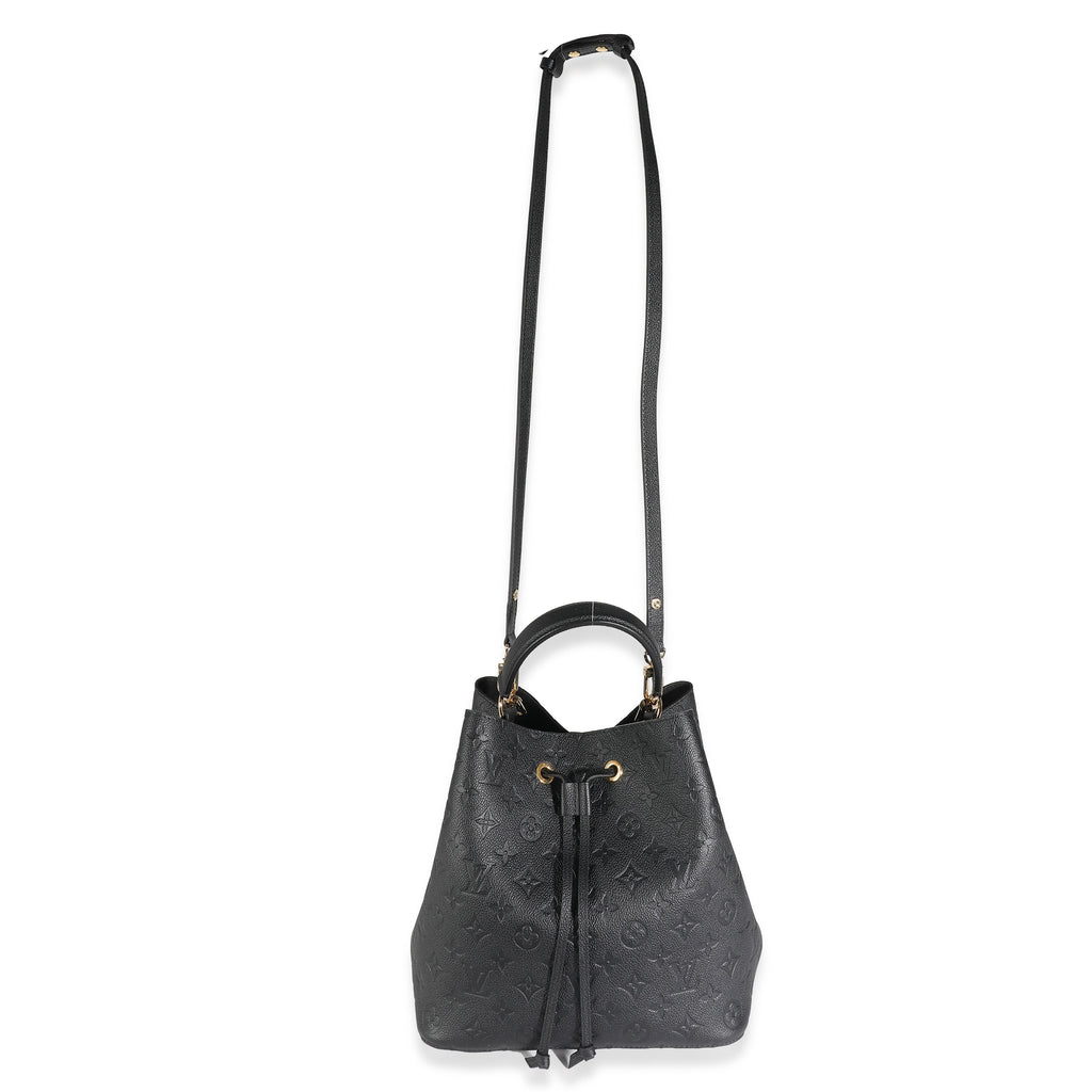 Louis Vuitton Louis Vuitton Black Monogram Empreinte NéoNoé MM