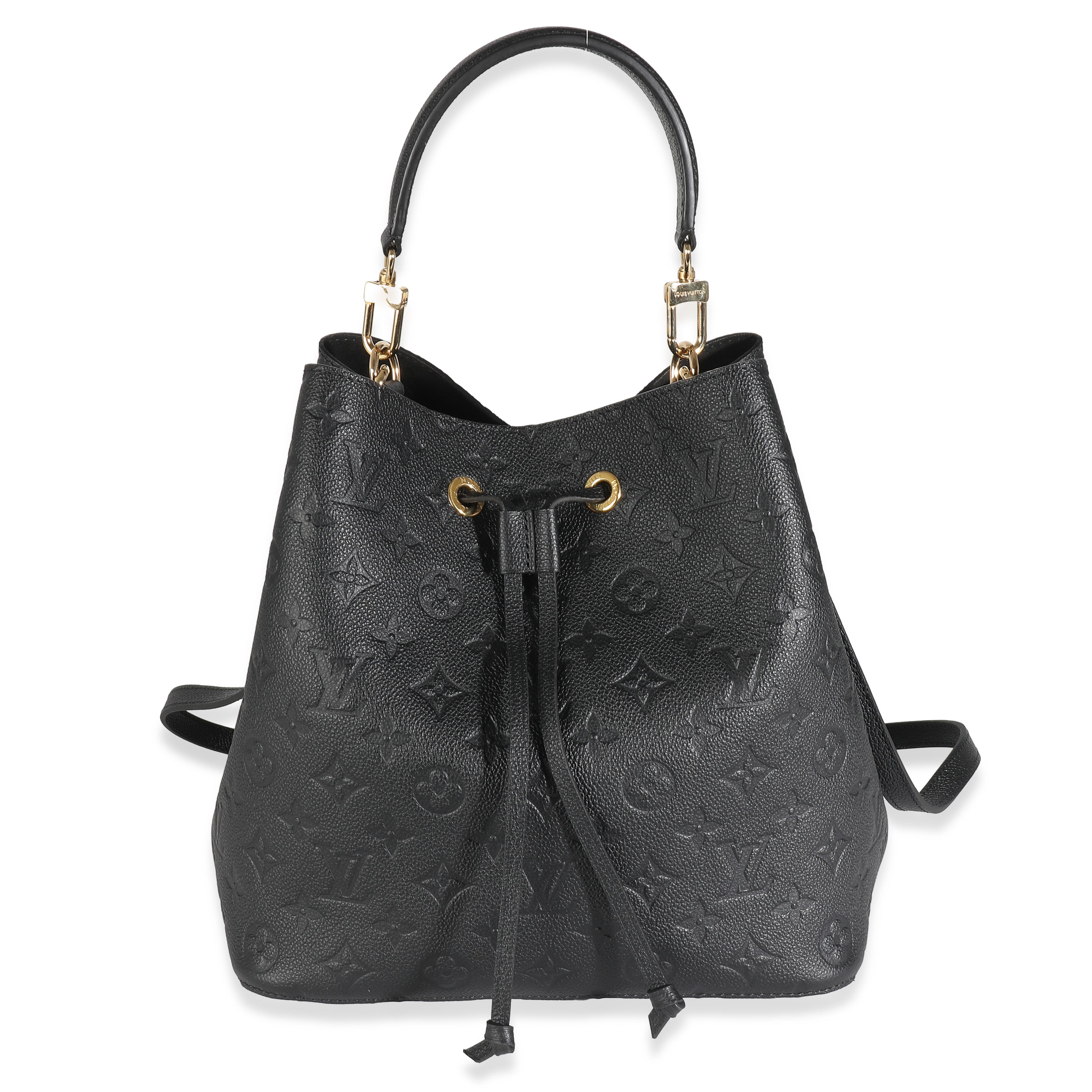 Louis Vuitton Louis Vuitton Black Monogram Empreinte NéoNoé MM