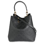 Louis Vuitton Louis Vuitton Black Monogram Empreinte NéoNoé MM