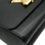 Louis Vuitton Black Epi Braided Handle Twist MM