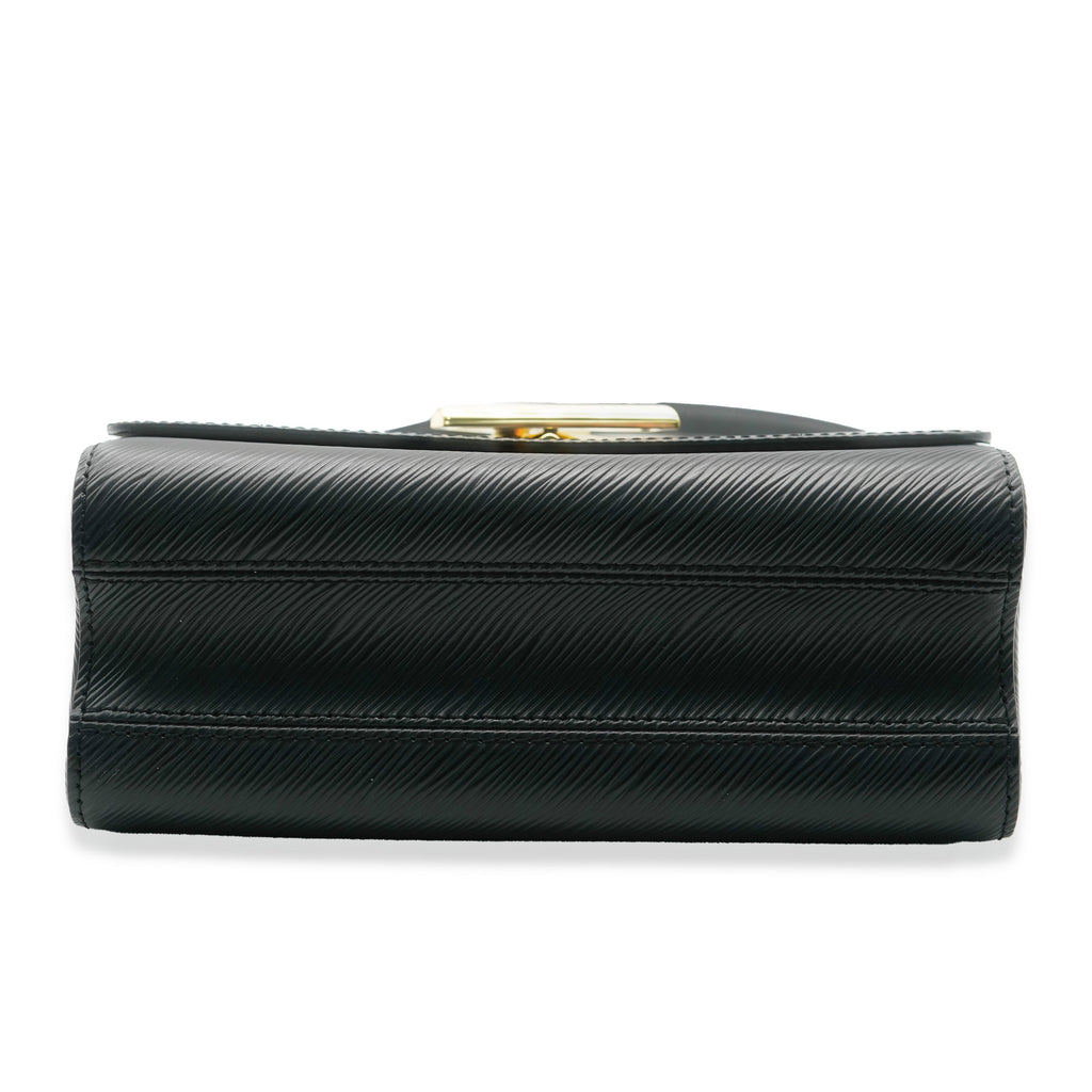 Louis Vuitton Black Epi Braided Handle Twist MM