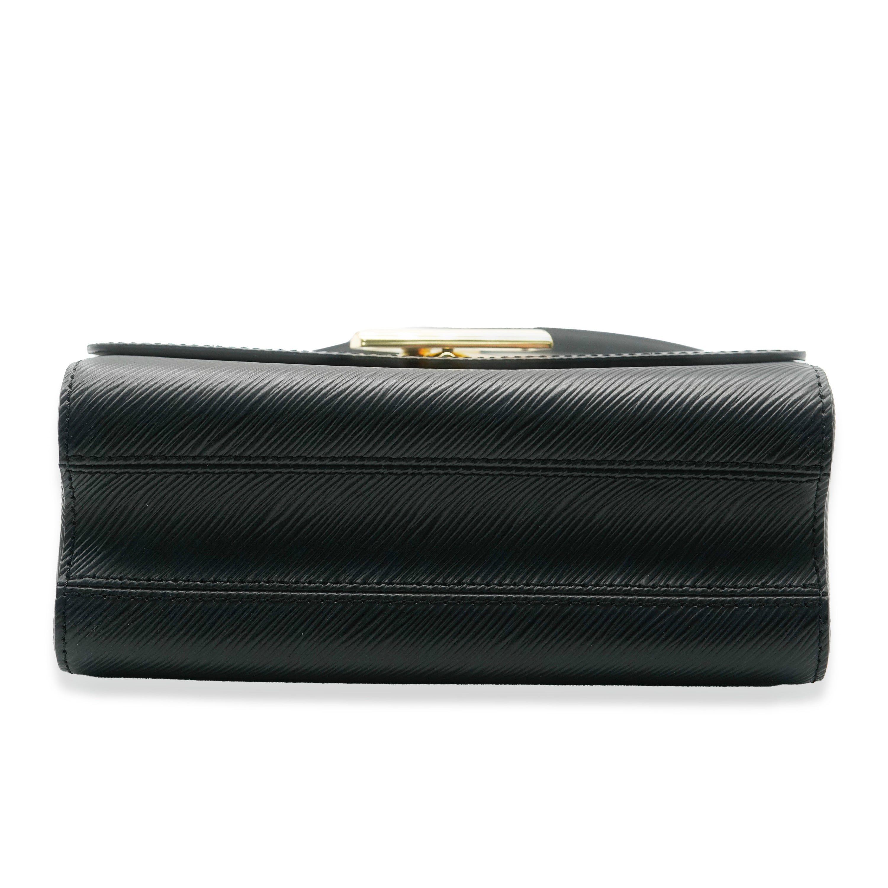 Louis Vuitton Black Epi Braided Handle Twist MM