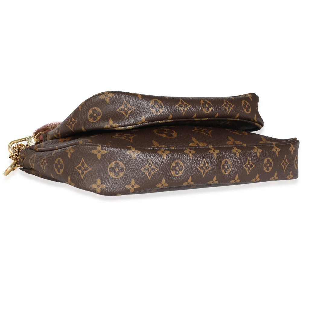 Louis Vuitton Louis Vuitton Rose Clair Monogram Canvas Multi Pochette Accessoires
