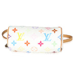 Louis Vuitton Louis Vuitton x Takashi Murakami White Multicolor Monogram Canvas Nano Speedy