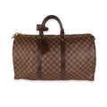 Louis Vuitton Louis Vuitton Damier Ebene Canvas Keepall 50