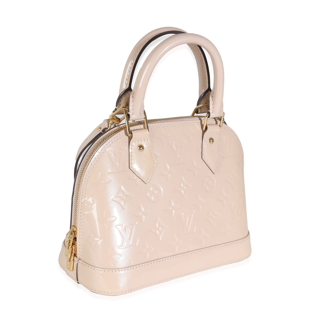 Louis Vuitton Rose Florentine Monogram Vernis Alma BB
