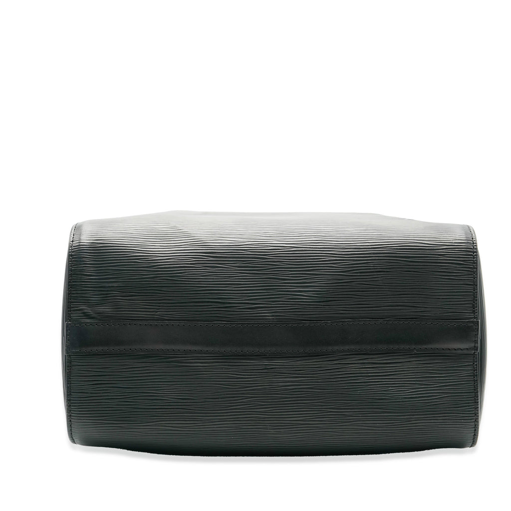 Louis Vuitton Black Epi Speedy 25