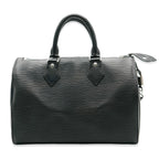 Louis Vuitton Black Epi Speedy 25