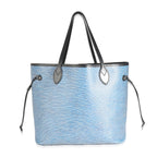 Louis Vuitton Louis Vuitton Blue Denim Epi Neverfull MM
