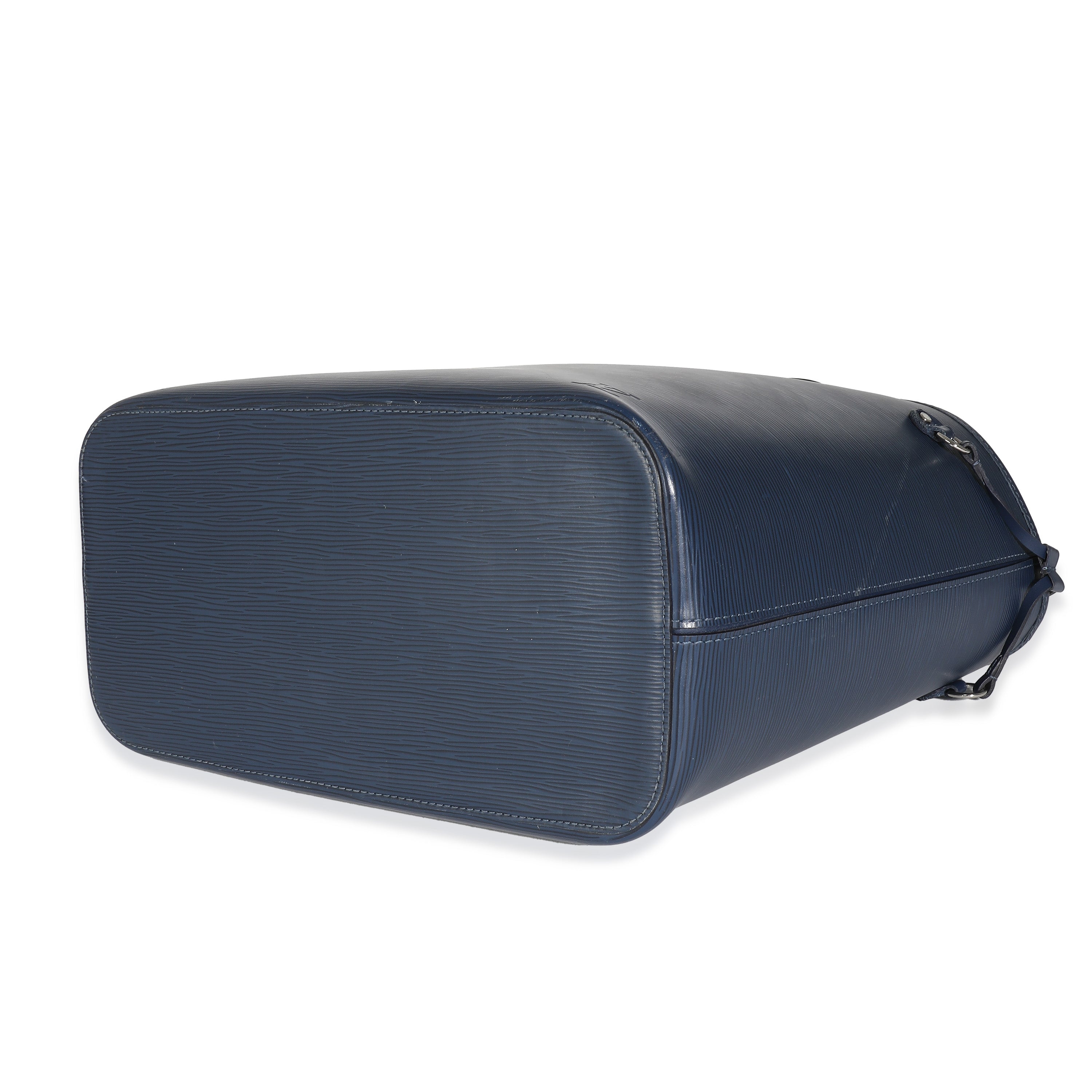 Louis Vuitton Louis Vuitton Blue Marine Epi Neverfull MM