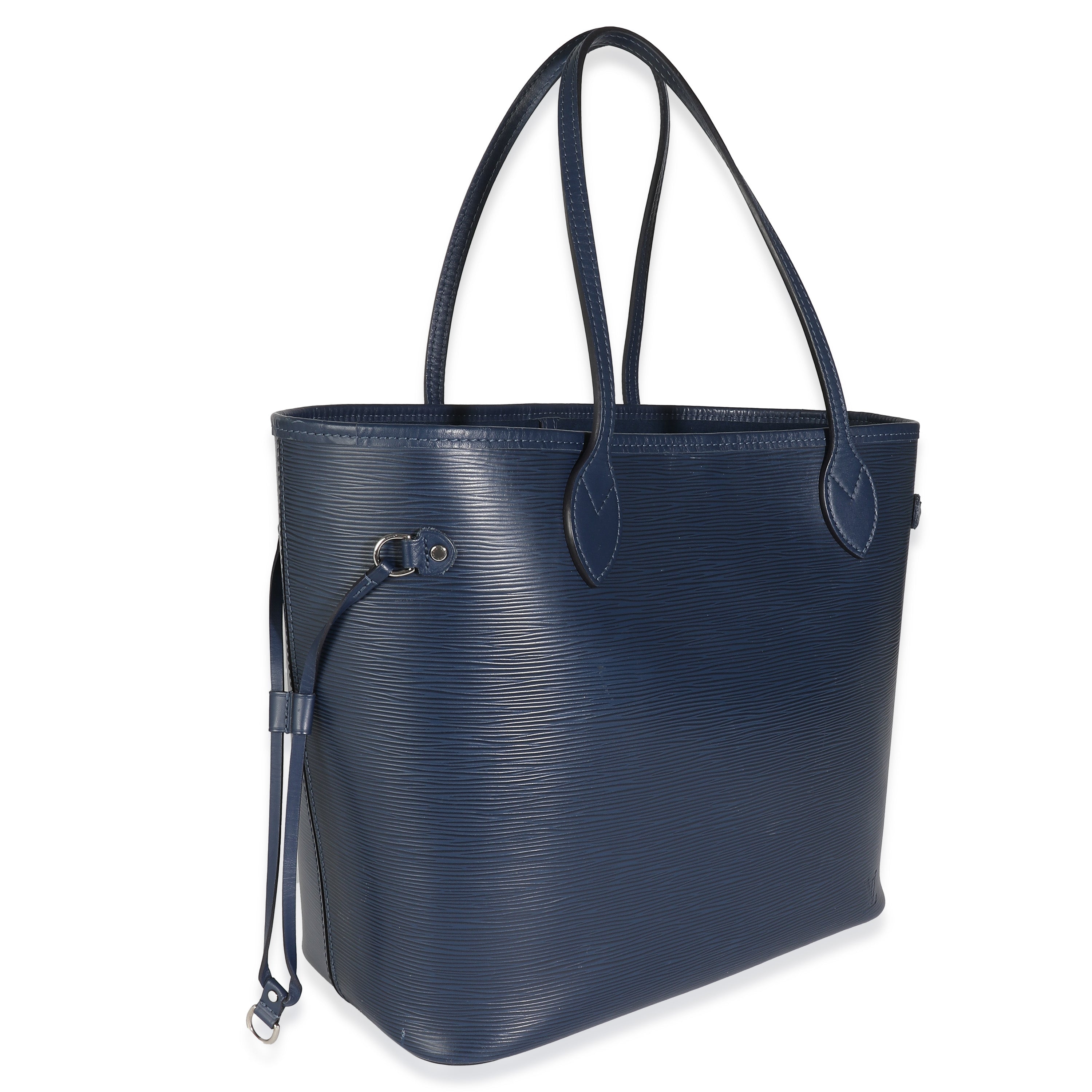 Louis Vuitton Louis Vuitton Blue Marine Epi Neverfull MM