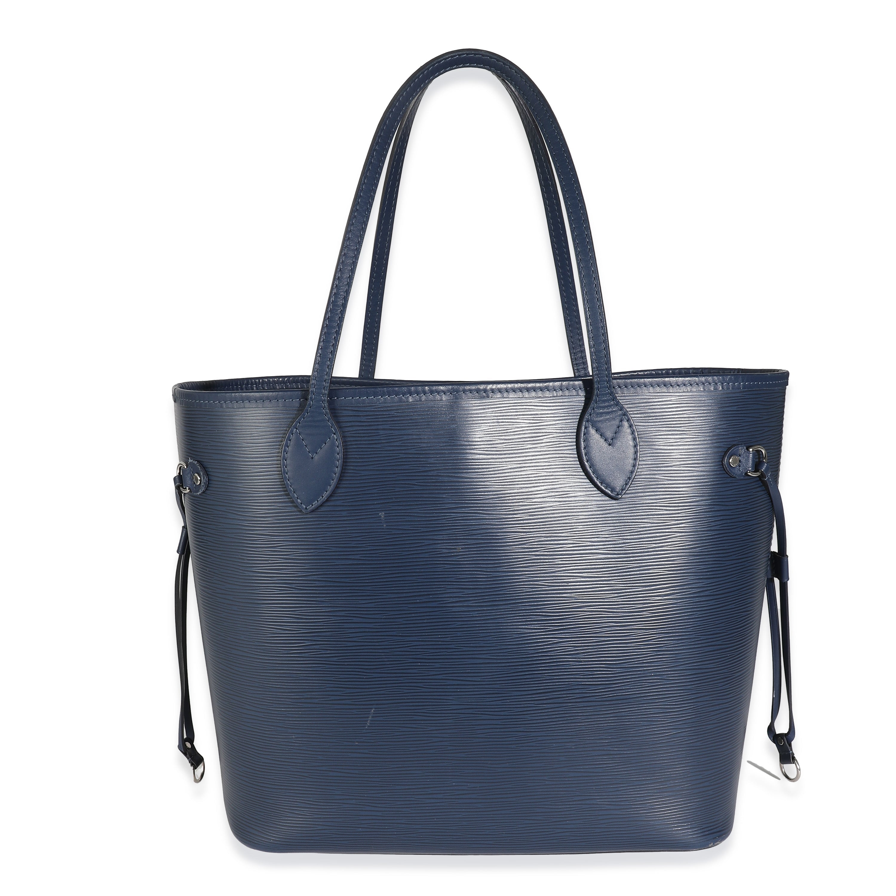 Louis Vuitton Louis Vuitton Blue Marine Epi Neverfull MM