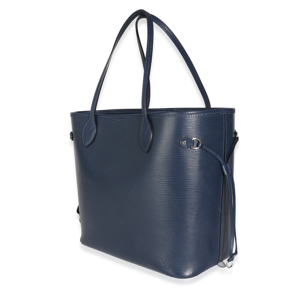 Louis Vuitton Louis Vuitton Blue Marine Epi Neverfull MM