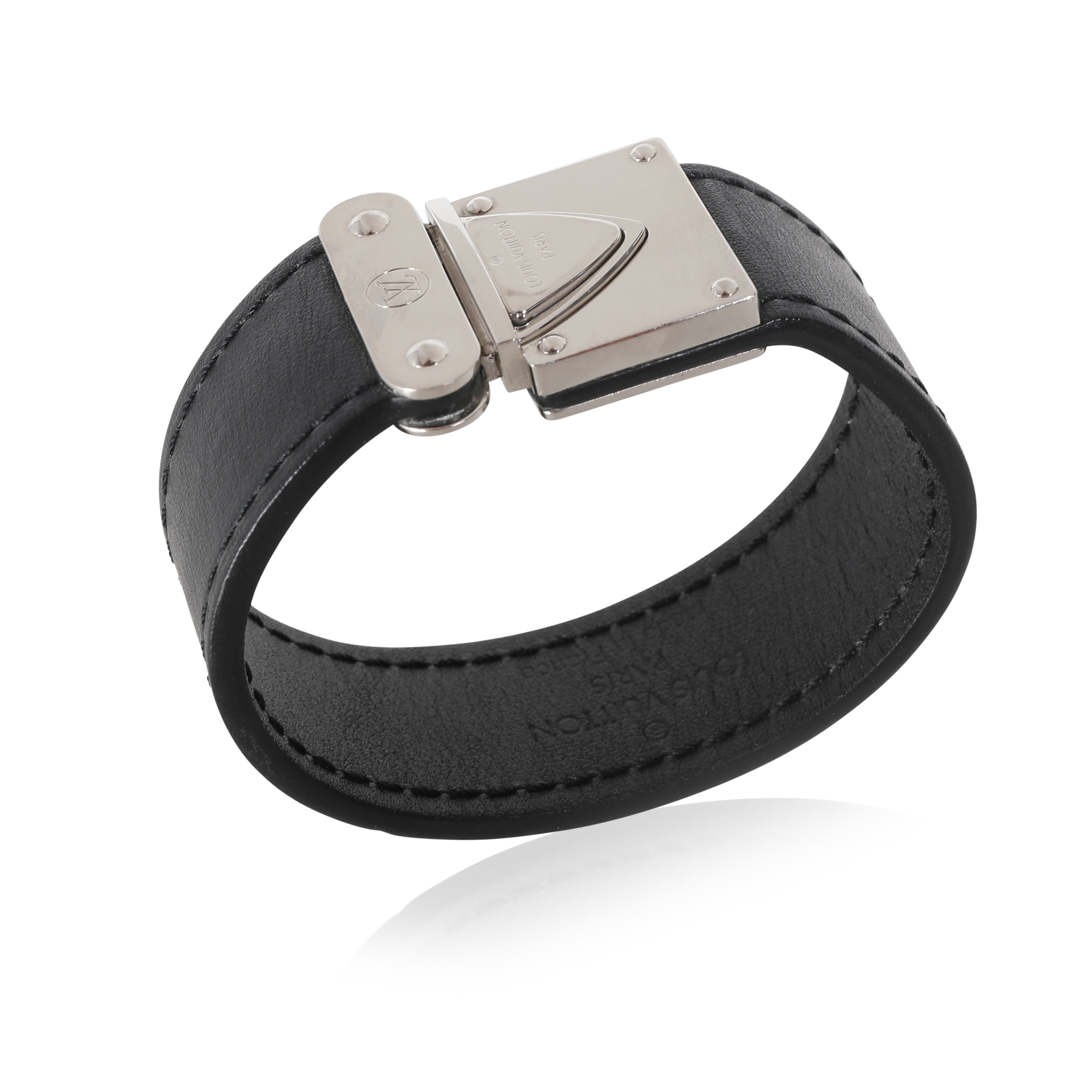 Louis Vuitton Nomade Koala Black Silver Tone Bracelet