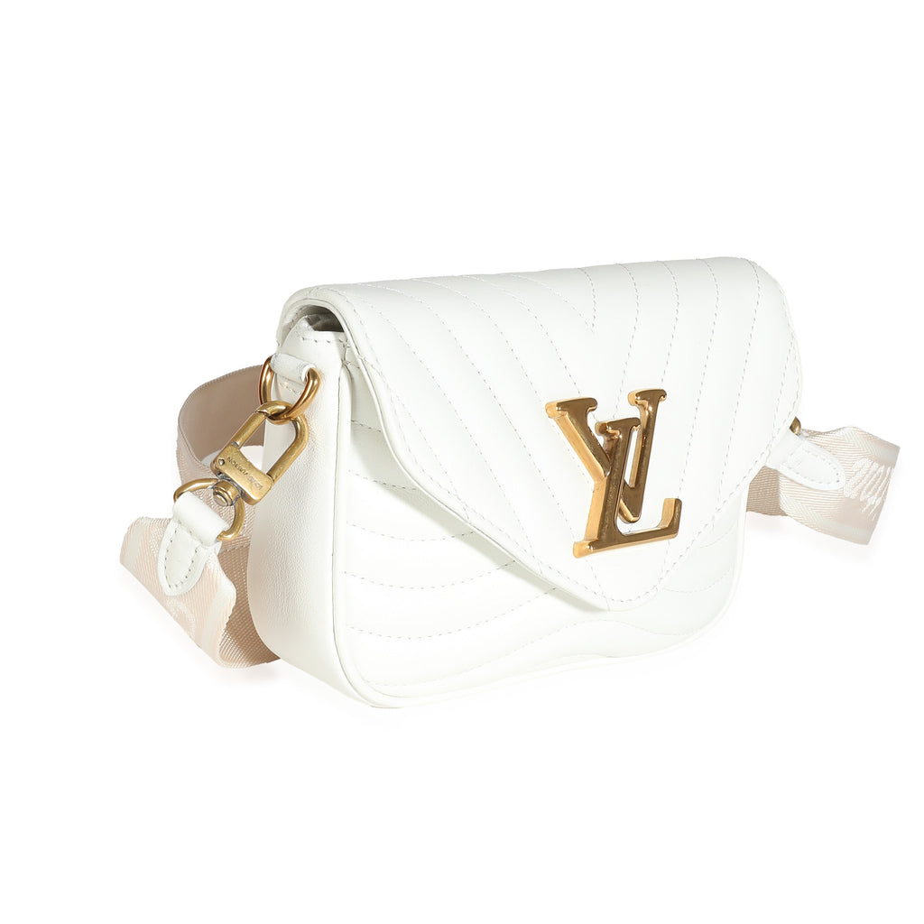 Louis Vuitton Louis Vuitton Snow Calfskin New Wave Multi Pochette