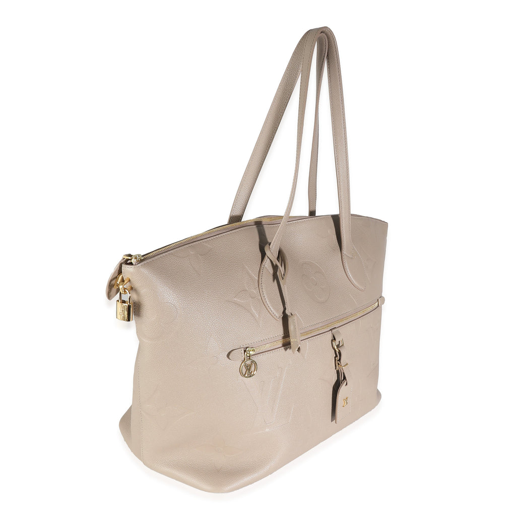 Louis Vuitton Turtledove Monogram Empreinte Travel Bag