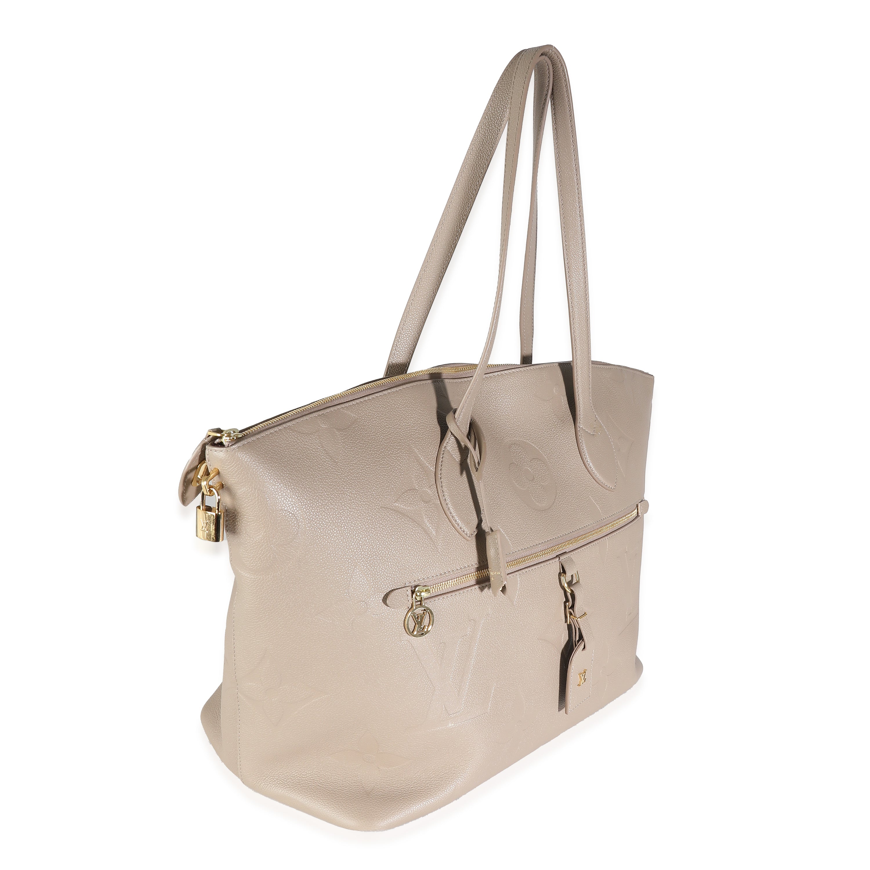 Louis Vuitton Turtledove Monogram Empreinte Travel Bag