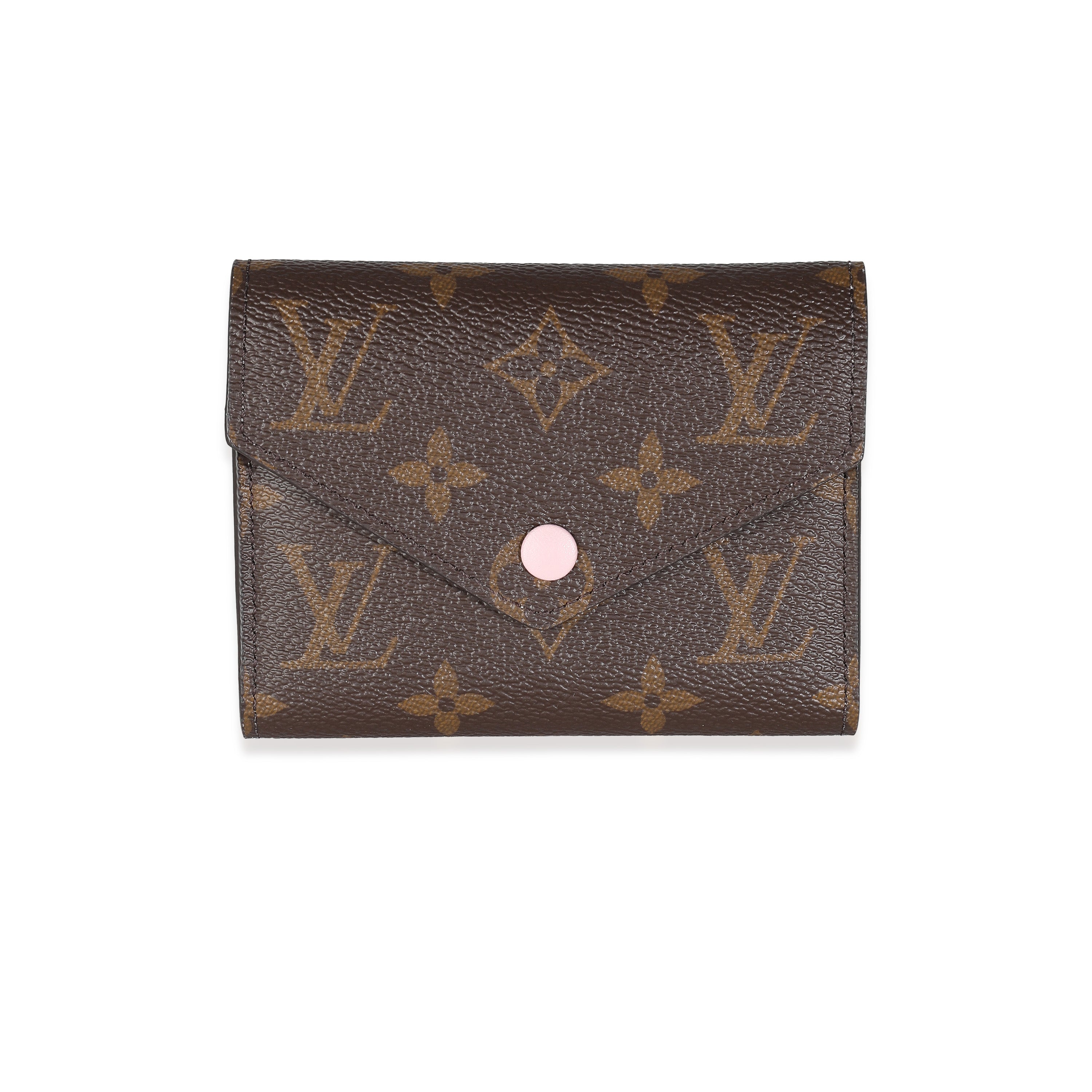 Louis Vuitton Louis Vuitton Rose Ballerine Monogram Canvas Victorine Wallet