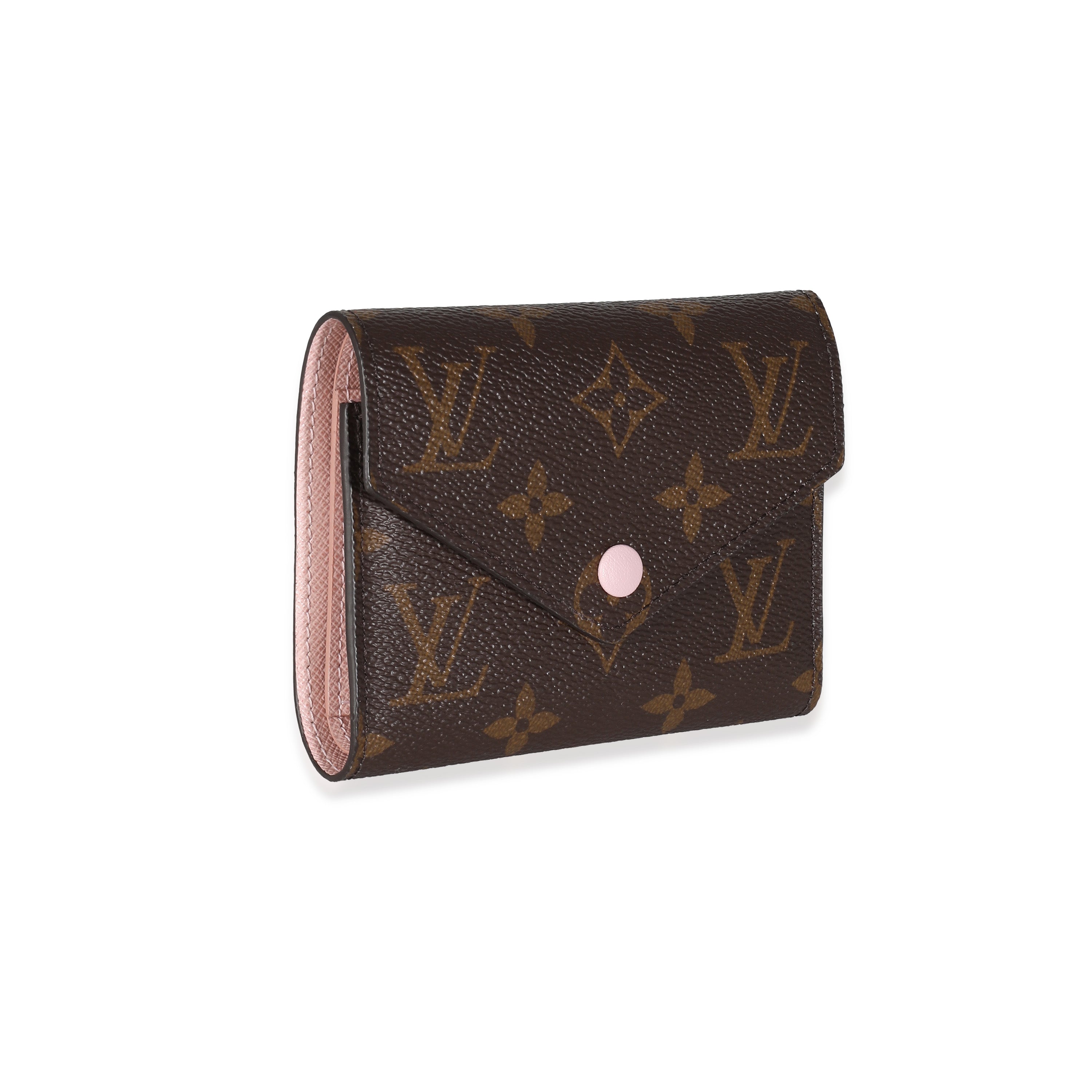 Louis Vuitton Louis Vuitton Rose Ballerine Monogram Canvas Victorine Wallet