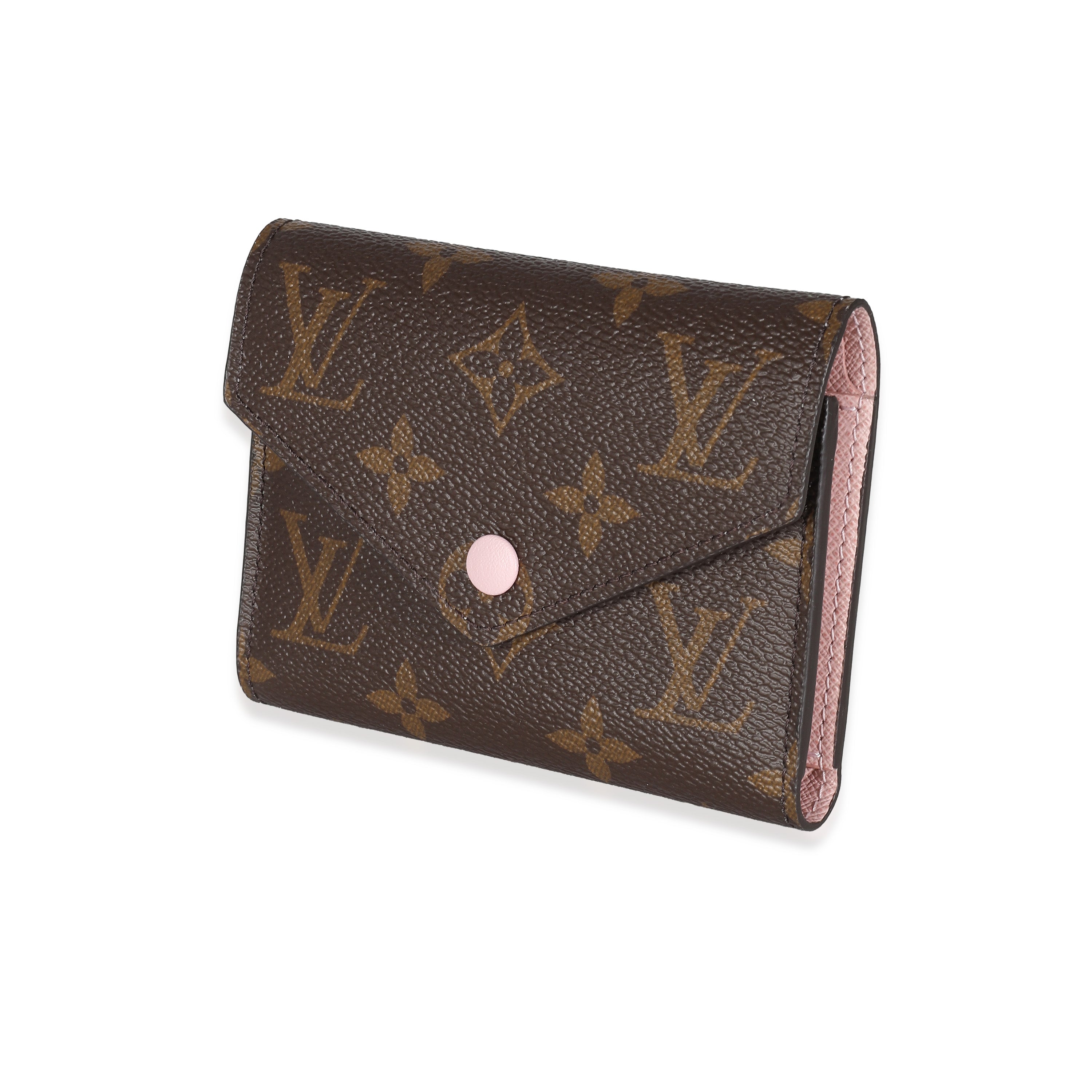 Louis Vuitton Louis Vuitton Rose Ballerine Monogram Canvas Victorine Wallet