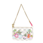 Louis Vuitton Vivienne Christmas Damier Azur Canvas Mini Pochette Accessoires