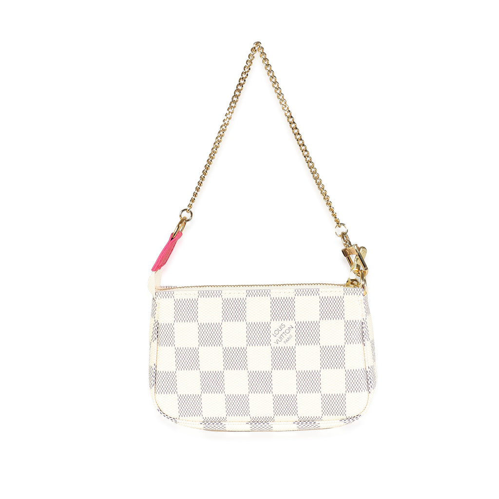 Louis Vuitton Vivienne Christmas Damier Azur Canvas Mini Pochette Accessoires
