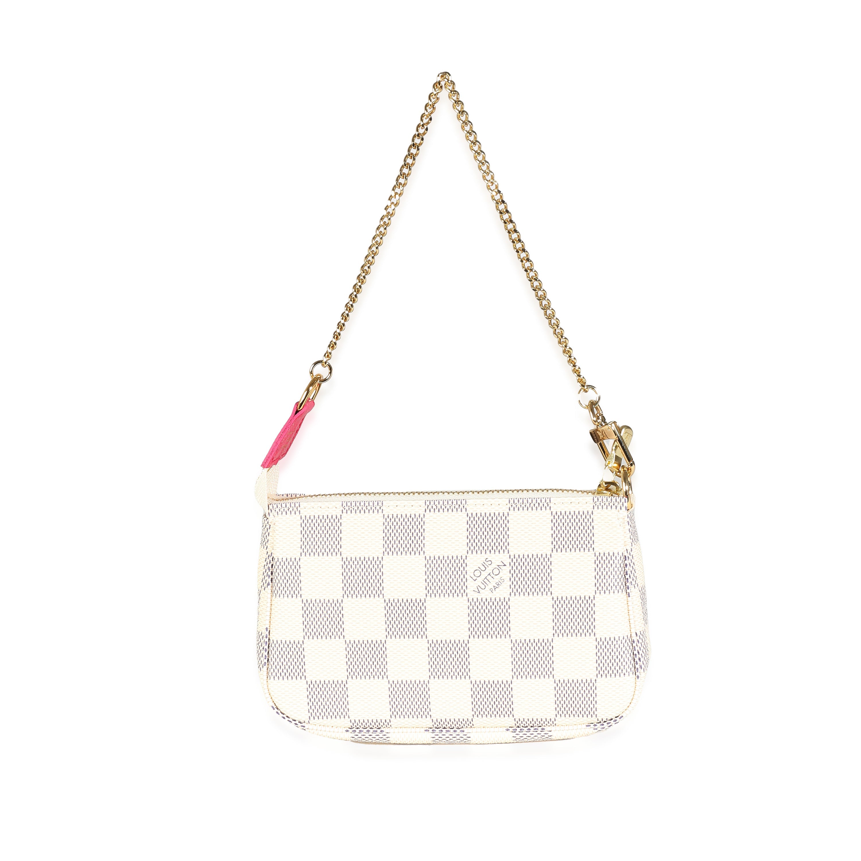 Louis Vuitton Vivienne Christmas Damier Azur Canvas Mini Pochette Accessoires