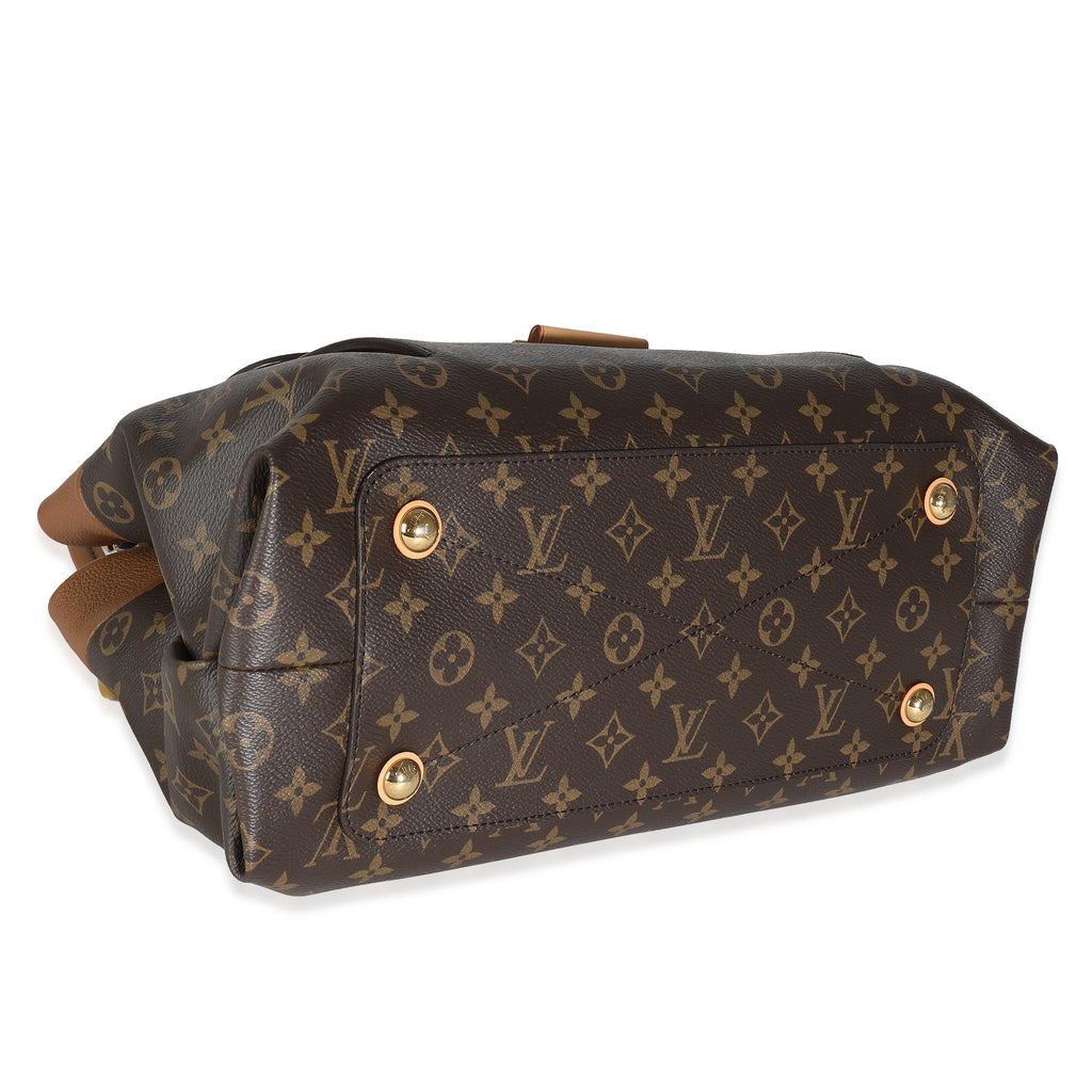 Louis Vuitton Camel Monogram Canvas Olympe MM