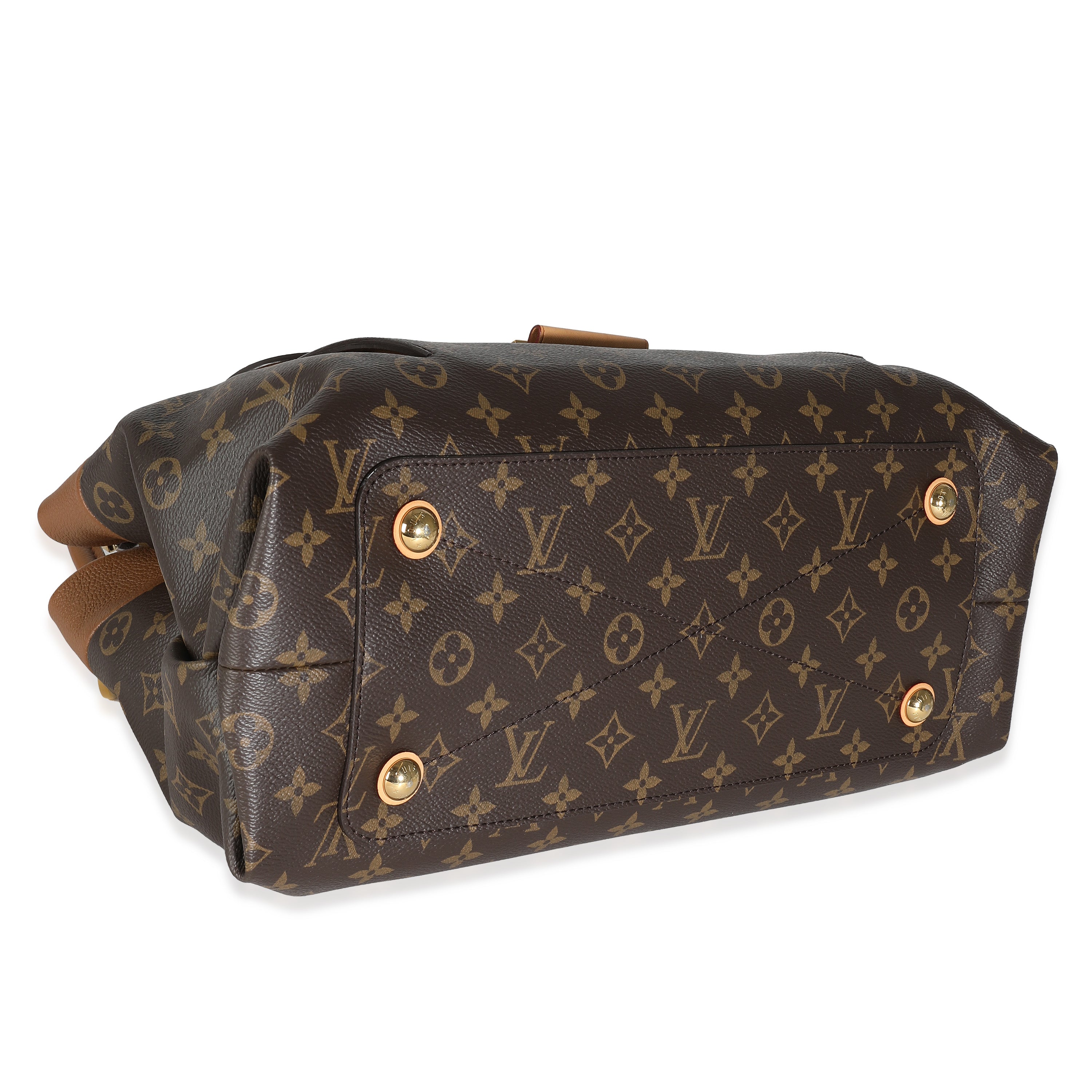 Louis Vuitton Camel Monogram Canvas Olympe MM