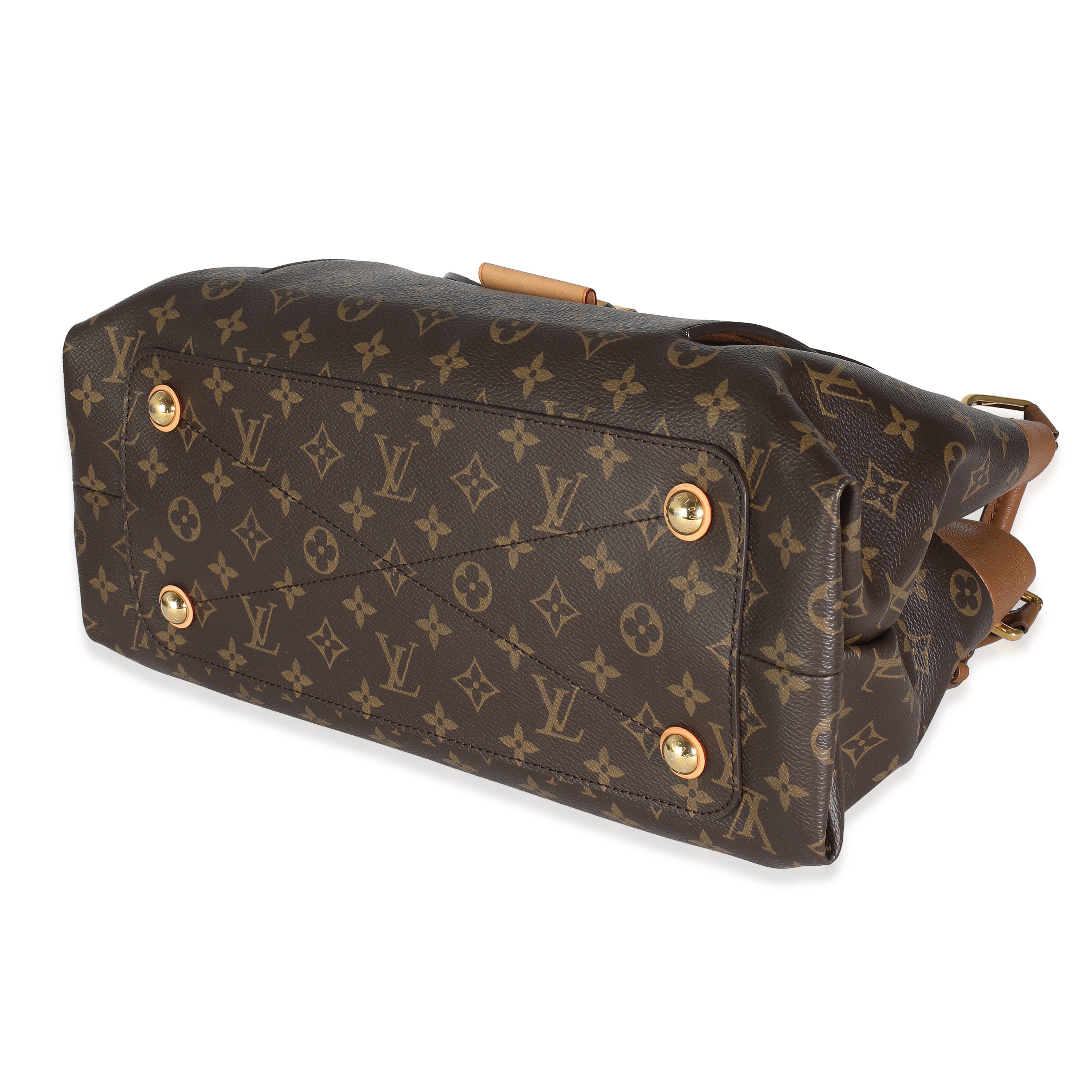 Louis Vuitton Camel Monogram Canvas Olympe MM