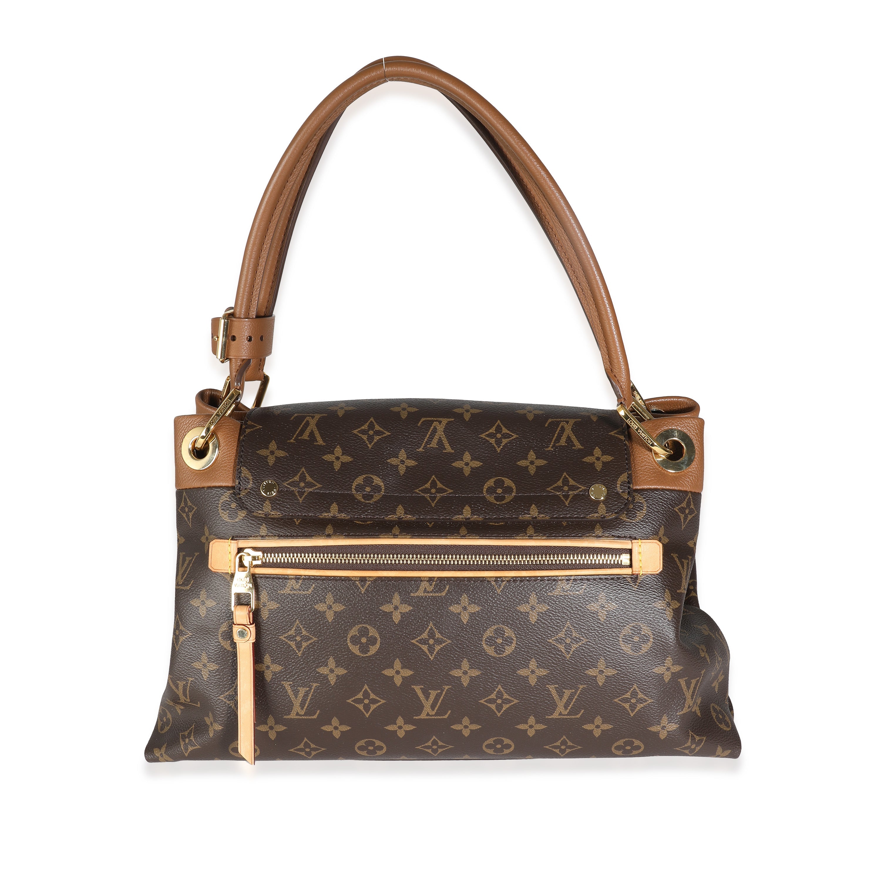 Louis Vuitton Camel Monogram Canvas Olympe MM