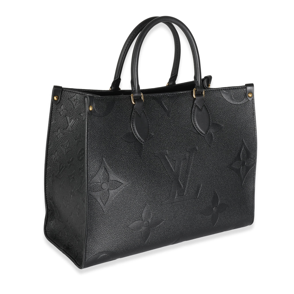 Louis Vuitton Louis Vuitton Black Empreinte Onthego MM