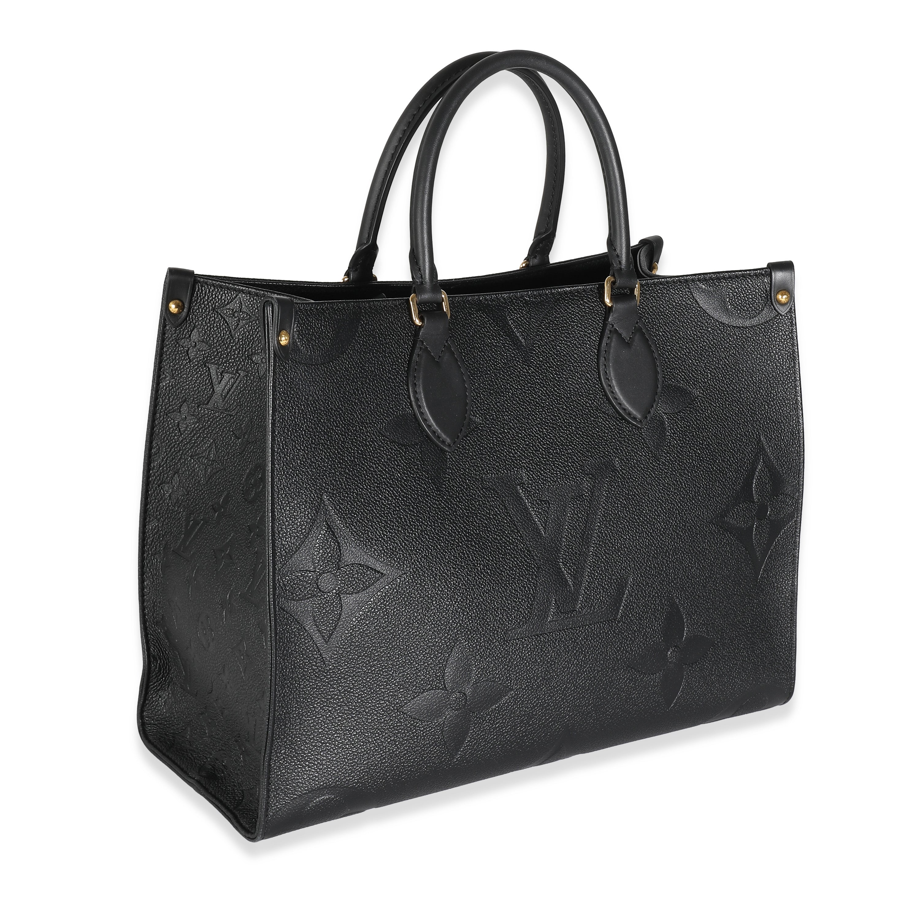 Louis Vuitton Louis Vuitton Black Empreinte Onthego MM