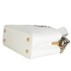 Louis Vuitton Python White Taurillon Mini Capucines