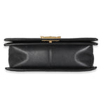 Chanel Black Calfskin Caviar In The Mix Chevron Old Medium Boy Handbag