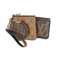 Louis Vuitton Louis Vuitton Reverse Monogram Giant Canvas Trio Pouch