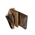 Louis Vuitton Louis Vuitton Reverse Monogram Giant Canvas Trio Pouch