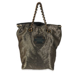 Louis Vuitton Metallic Gold Jacquard Double Jeu Tote