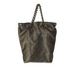 Louis Vuitton Metallic Gold Jacquard Double Jeu Tote
