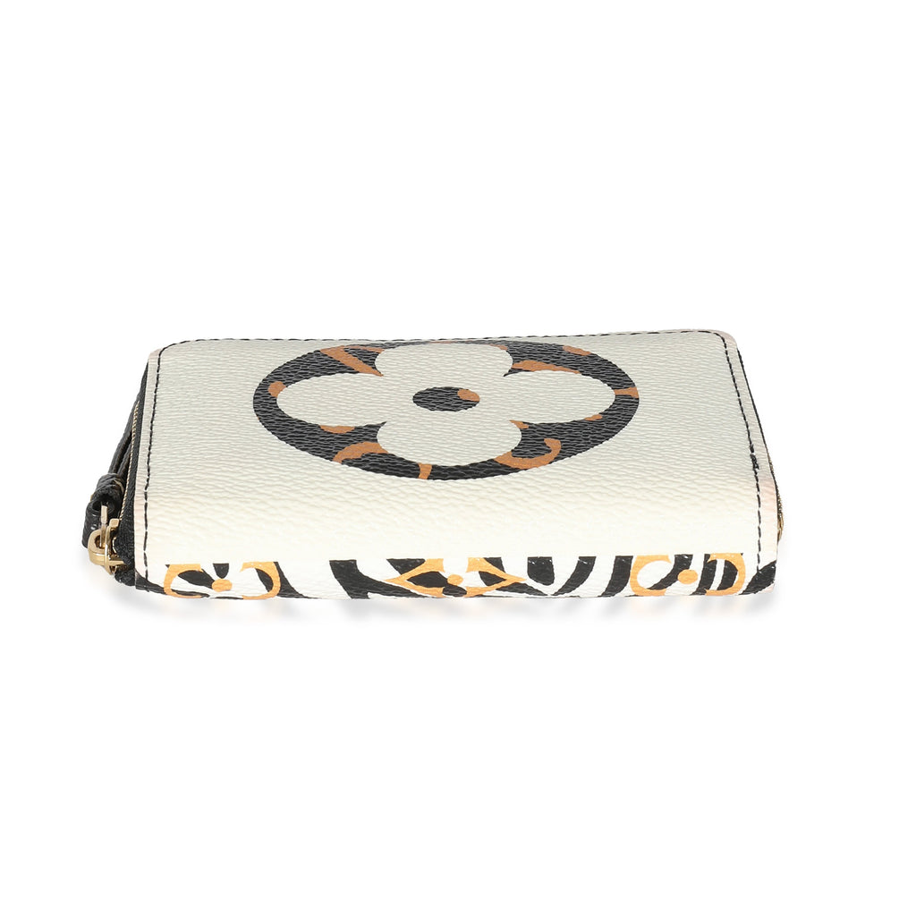 Louis Vuitton Louis Vuitton Ivory Giant Monogram Canvas Jungle Zippy Coin Purse