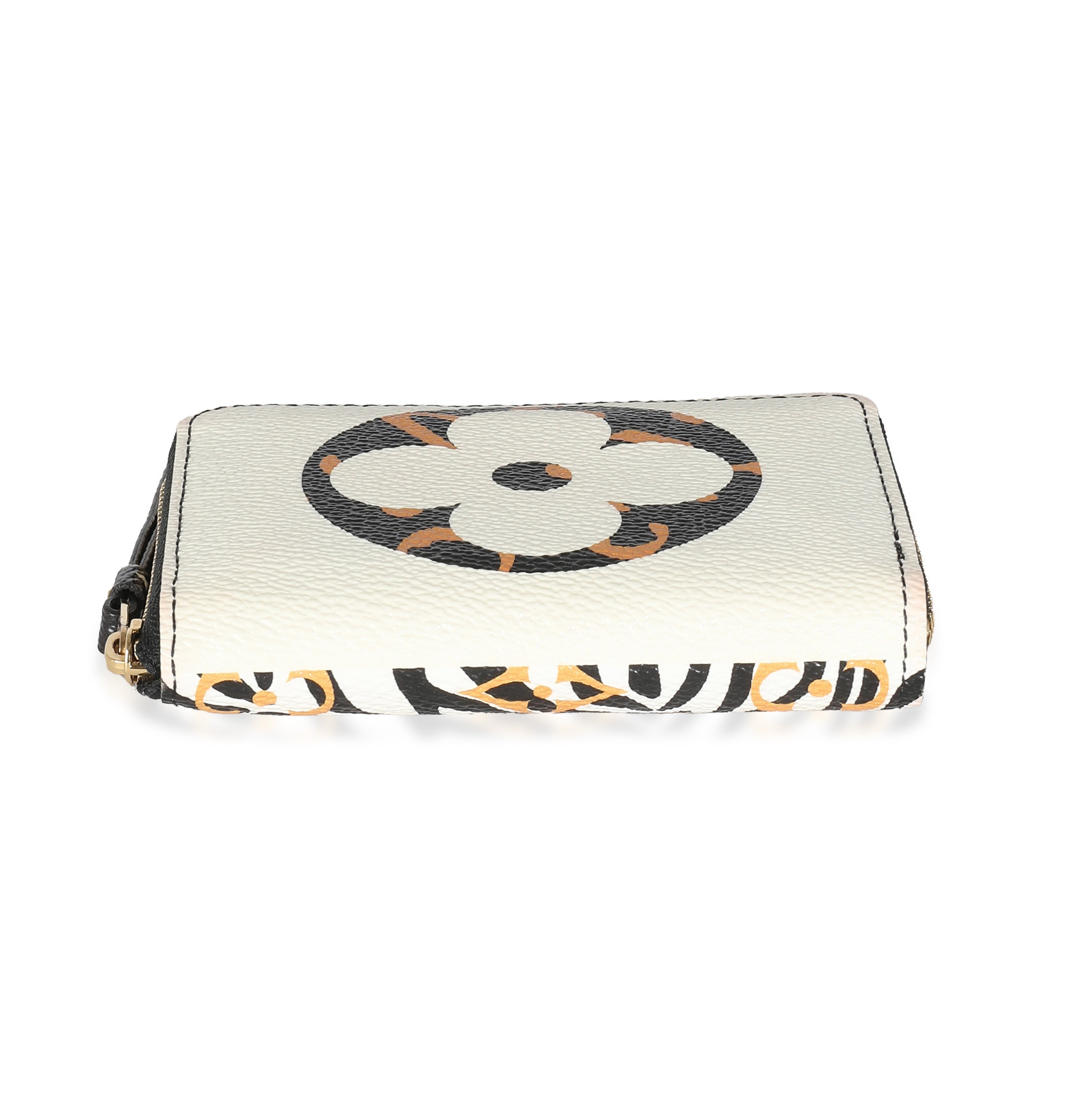 Louis Vuitton Louis Vuitton Ivory Giant Monogram Canvas Jungle Zippy Coin Purse