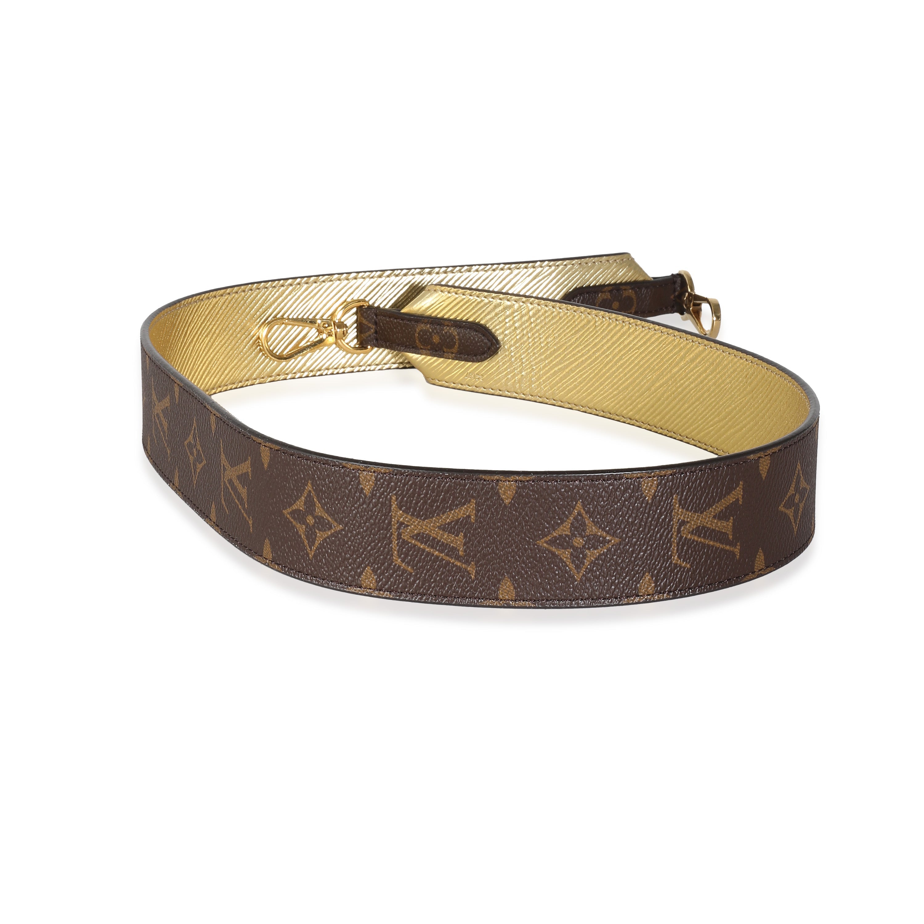Louis Vuitton Louis Vuitton Gold Epi Monogram Canvas Bandouliere Strap