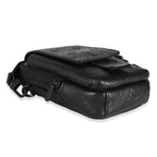 Louis Vuitton Louis Vuitton Black Monogram Shadow Double Phone Pouch NM